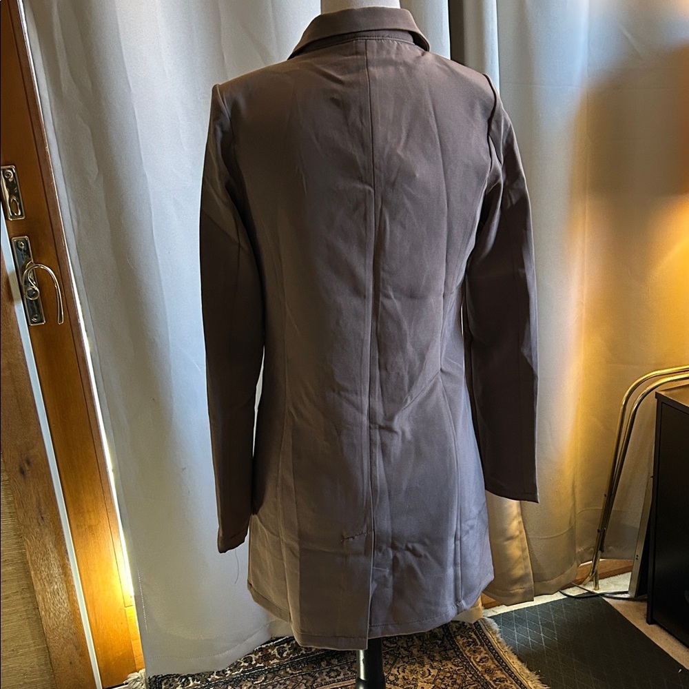 Women's Double-Breasted Suit Dress - Picture 3 of 7